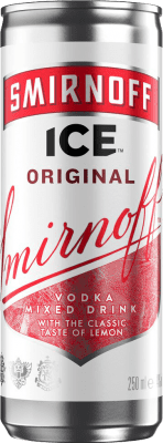 Free Shipping | 12 units box Soft Drinks & Mixers Smirnoff Ice France Can 25 cl