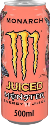 Getränke und Mixer 12 Einheiten Box Monster Energy Juiced Monarch Medium Flasche 50 cl