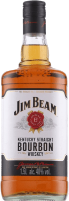 波本威士忌 Jim Beam Kentucky Straight 特别的瓶子 1,5 L