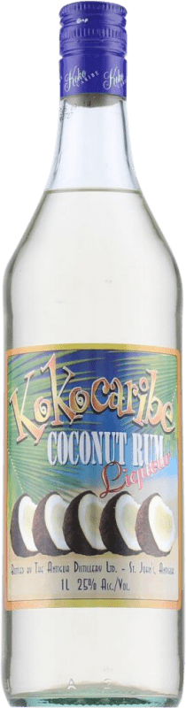 Envoi gratuit | Rhum Kokocaribe. Coconut Antigua-et-Barbuda 1 L