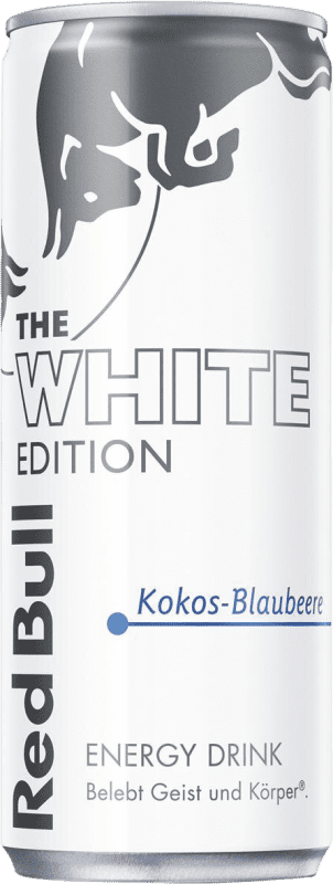 Spedizione Gratuita | Bibite e Mixer Red Bull Energy Drink Kokos-Blaubeere The White Edition Austria Lattina 25 cl