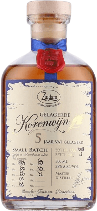 39,95 € Envio grátis | Gin Zuidam Korenwijn 5 Anos Garrafa Medium 50 cl