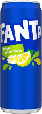 Envío gratis | Refrescos Fanta Alemania Lata 33 cl Elderflower — Flor de Saúco, Lemon — Limón