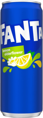 Free Shipping | Soft Drinks & Mixers Fanta Lemon & Elderflower Germany Can 33 cl