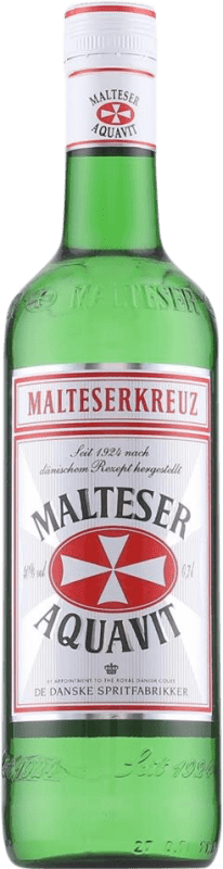 免费送货 | 利口酒 Hornbaeker Malteserkreuz Malteser Aquavit 丹麦 70 cl