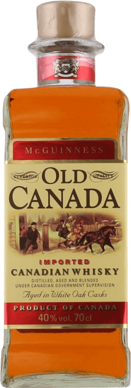 Envoi gratuit | Blended Whisky Mc Guinness. Old Canada Canada 70 cl