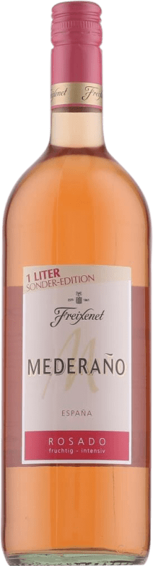 免费送货 | 玫瑰酒 Freixenet Mederaño Rosado Special Edition 半干半甜 I.G.P. Vino de la Tierra de Castilla 卡斯蒂利亚 - 拉曼恰 西班牙 1 L