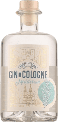 Envio grátis | Gin Gin de Cologne Mediterran Alemanha Garrafa Medium 50 cl