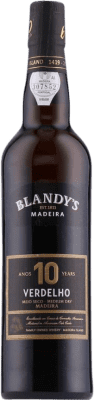 送料無料 | 強化ワイン Blandys Madeira Medium Dry セミドライ セミスイート I.G. Madeira マデイラ島 ポルトガル Verdello 10 年 ボトル Medium 50 cl