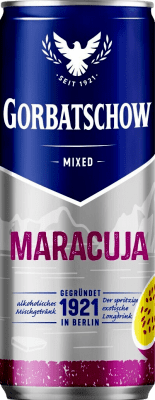 送料無料 | 12個入りボックス 飲み物とミキサー Gorbatschow Mixed Maracuja ドイツ アルミ缶 33 cl