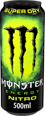 送料無料 | 飲み物とミキサー Monster Energy Nitro Super Dry アイルランド ボトル Medium 50 cl