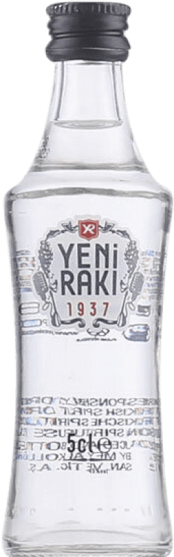 24,95 € Kostenloser Versand | 12 Einheiten Box Raki Yeni Raki Miniaturflasche 5 cl Anis