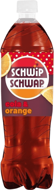 Envio grátis | Caixa de 6 unidades Refrigerantes Schwip Schwap Original Alemanha Garrafa Medium 50 cl Cola, Orange — Laranja
