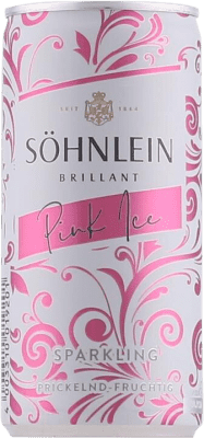 Envio grátis | Espumante rosé Söhnlein Brillant Pink Ice Alemanha Lata 20 cl