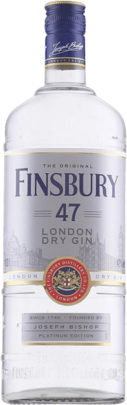 Spedizione Gratuita | Gin Finsbury Platinum 47 London Dry Gin Regno Unito 1 L