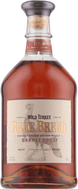 Бесплатная доставка | Виски Бурбон Wild Turkey Rare Breed Barrel Proof Кентукки Соединенные Штаты 70 cl