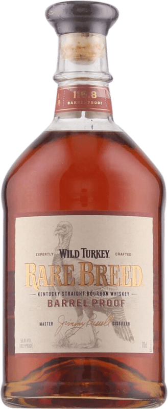 Бесплатная доставка | Бурбон Wild Turkey Breed Proof Rare — Редкий, Barrel — Бочка Кентукки Соединенные Штаты 70 cl