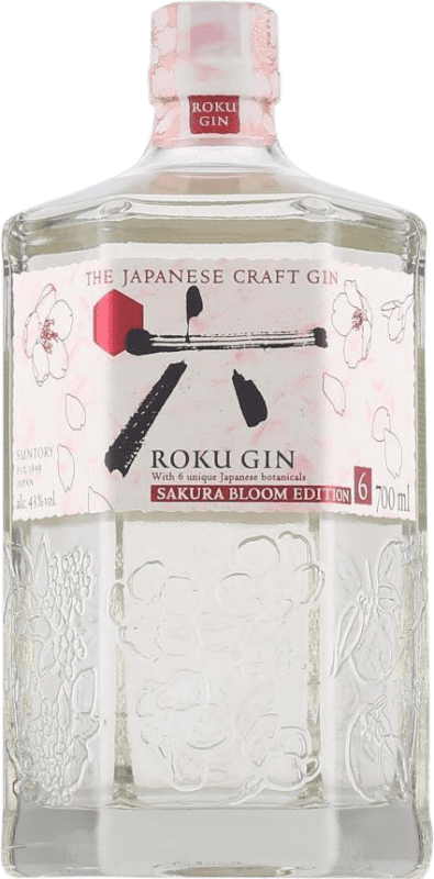 Бесплатная доставка | Джин Suntory Roku Sakura Bloom Edition 6 Gin Япония 70 cl