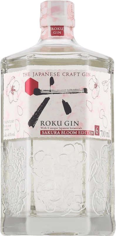 36,95 € | Genever Gin Suntory Roku Sakura Bloom 6th Limitierte Edition Japan 70 cl