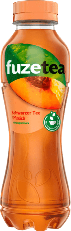 Envío gratis | Refrescos Fuze Tea Alemania Media Botella 37 cl Schwarzer Tee — Té Negro, Pfirsich — Melocotón