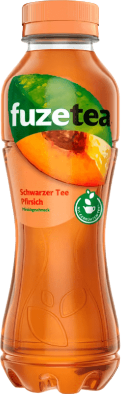 Free Shipping | Soft Drinks & Mixers Fuze Tea Schwarzer Tee Pfirsich Germany Half Bottle 37 cl