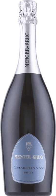 Envoi gratuit | Blanc mousseux Menger-Krug Sekt Flaschengärung Brut Pfälz Allemagne Chardonnay 75 cl