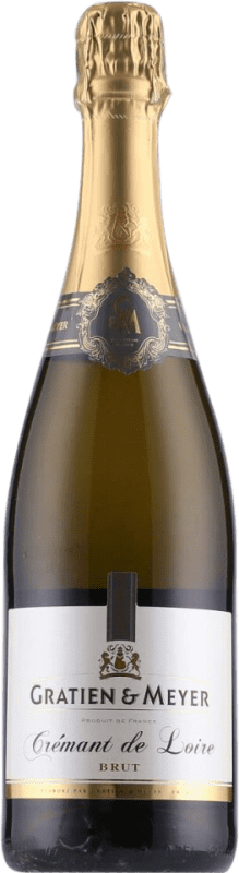 送料無料 | 白スパークリングワイン Gratien & Meyer Sekt Brut A.O.C. Crémant de Loire フランス Chardonnay, Chenin White, Cabernet 75 cl