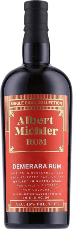 免费送货 | 朗姆酒 Albert Michler Single Cask Collection Demerara 英国 10 岁 70 cl