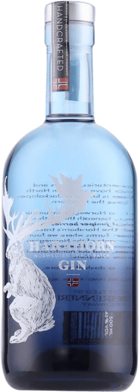 Envio grátis | Gin Harahorn Small Batch Gin Noruega Garrafa Medium 50 cl