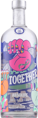 ウォッカ Absolut Together We Create Pink Hand 限定版 1 L