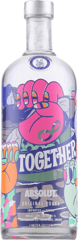 免费送货 | 伏特加 Absolut Together We Create Pink Hand Limited Edition 瑞典 1 L