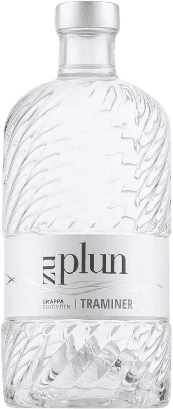 Envio grátis | Aguardente Grappa Zu Plun Traminer White Itália Garrafa Medium 50 cl