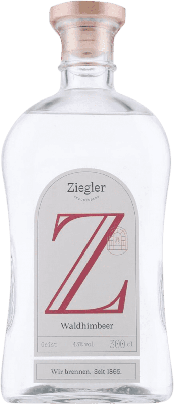 Envio grátis | Licores Ziegler Waldhimbeer Geist Alemanha Garrafa Especial 3 L