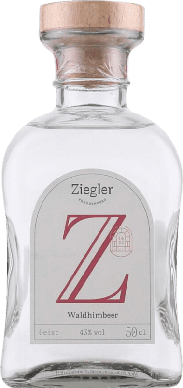 Envio grátis | Licores Ziegler Waldhimbeer Geist Alemanha Garrafa Medium 50 cl