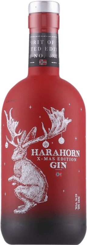 56,95 € Spedizione Gratuita | Genever Gin Harahorn X-Mas Edizione Limitata Bottiglia Medium 50 cl