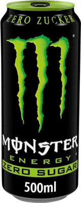 Getränke und Mixer 12 Einheiten Box Monster Energy Zero Sugar Medium Flasche 50 cl