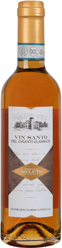 Free Shipping | Sweet wine Castello di Meleto Vinsanto D.O.C.G. Chianti Classico Italy Malvasía, Sangiovese, Trebbiano Half Bottle 37 cl