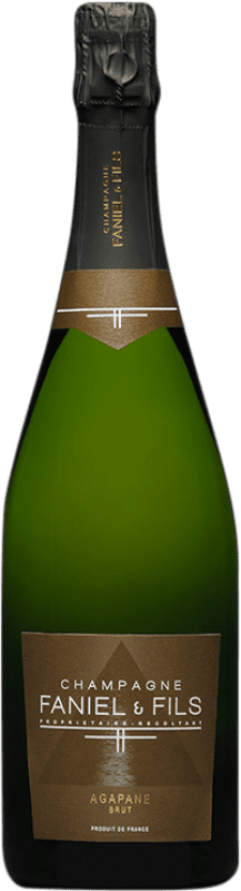 Free Shipping | White sparkling Faniel Agapane Brut A.O.C. Champagne France Pinot Black, Pinot Meunier 75 cl