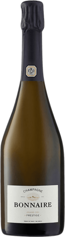 送料無料 | 白スパークリングワイン Bonnaire Grand Cru Prestige Blanc de Blancs A.O.C. Champagne フランス Chardonnay 75 cl