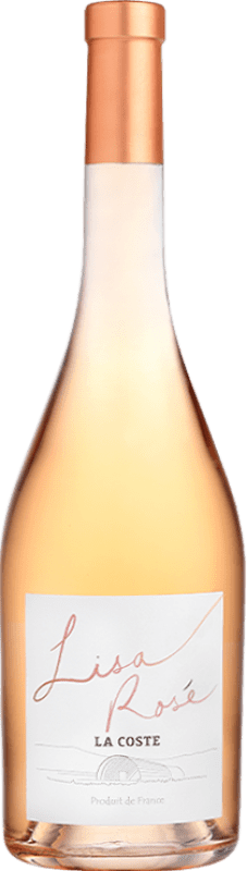 Free Shipping | Rosé wine Château La Coste Lisa Rosé Méditerranée France Merlot, Syrah, Grenache, Carignan, Cinsault, Caladoc, Muscat, Ugni Blanco, Marselan 75 cl