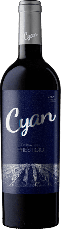 Free Shipping | Red wine Cyan Prestigio Reserve D.O. Toro Spain 75 cl