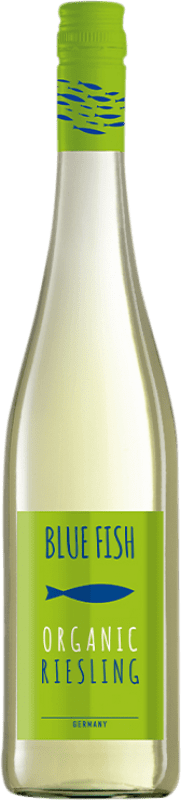 Бесплатная доставка | Белое вино Die Weinmacher Blue Fish Organic Q.b.A. Pfälz Германия Riesling 75 cl