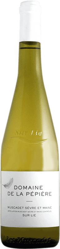 Бесплатная доставка | Белое вино Domaine de La Pépière Sur Lie A.O.C. Muscadet-Sèvre et Maine Франция Melon de Bourgogne 75 cl