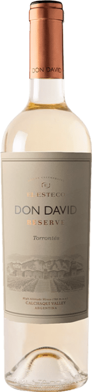 Бесплатная доставка | Белое вино El Esteco Don David Резерв I.G. Valle de Cafayate Аргентина Torrontés 75 cl