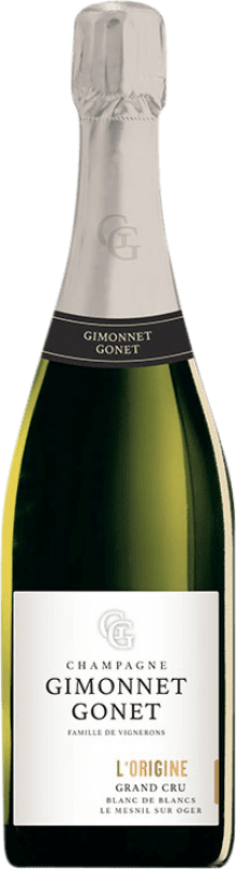 送料無料 | 白スパークリングワイン Gimonnet Gonet L'Origine Grand Cru Blanc de Blancs A.O.C. Champagne フランス Chardonnay 75 cl