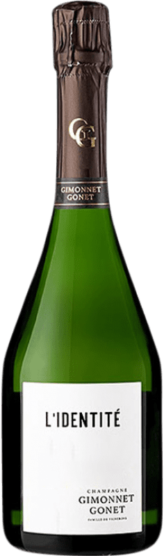 Envoi gratuit | Blanc mousseux Gimonnet Gonet L'Identité Grand Cru Blanc de Blancs A.O.C. Champagne France Chardonnay 75 cl