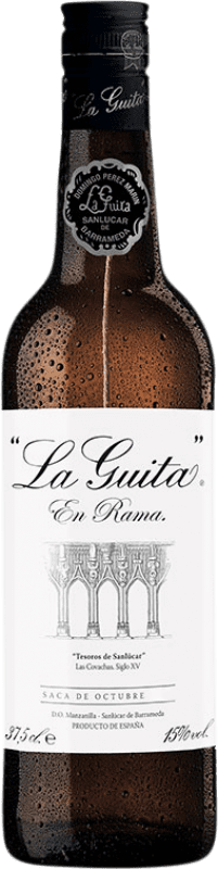 Envoi gratuit | Vin fortifié Valdespino Manzanilla la Guita en Rama Saca de Octubre D.O. Manzanilla-Sanlúcar de Barrameda Espagne Palomino Fino Demi- Bouteille 37 cl