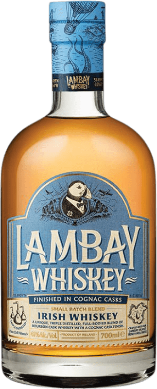 Envoi gratuit | Blended Whisky Lambay. Small Batch Irlande 70 cl