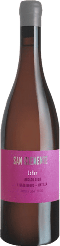 Envío gratis | Vino rosado LoHer San Clemente Rosado Crianza D.O. Tacoronte-Acentejo España Listán Negro, Tintilla 75 cl