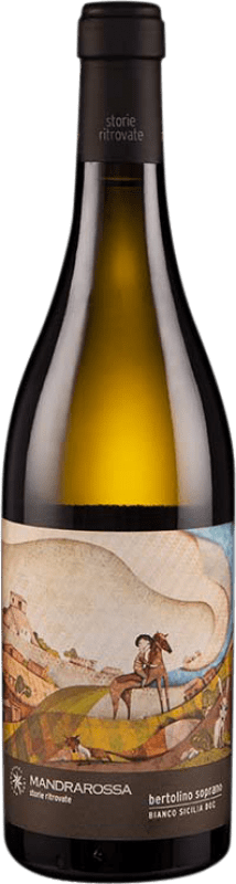 23,95 € Envio grátis | Vinho branco Mandrarossa Bertolino Soprano D.O.C. Sicilia